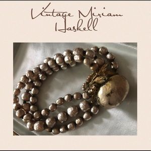 Vintage Miriam Haskell Bracelet 8”